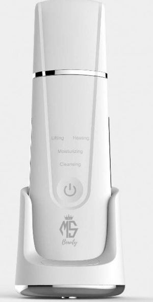 Ultrasonic Face Cleanser Portable Ultr MoroccanSoulBeauty Skincare Tool in Useasonic Skin Cleanser Ultrasonic Face Cleanser by MoroccanSoulBeauty EMS Micro-current Facial Lifting Mode