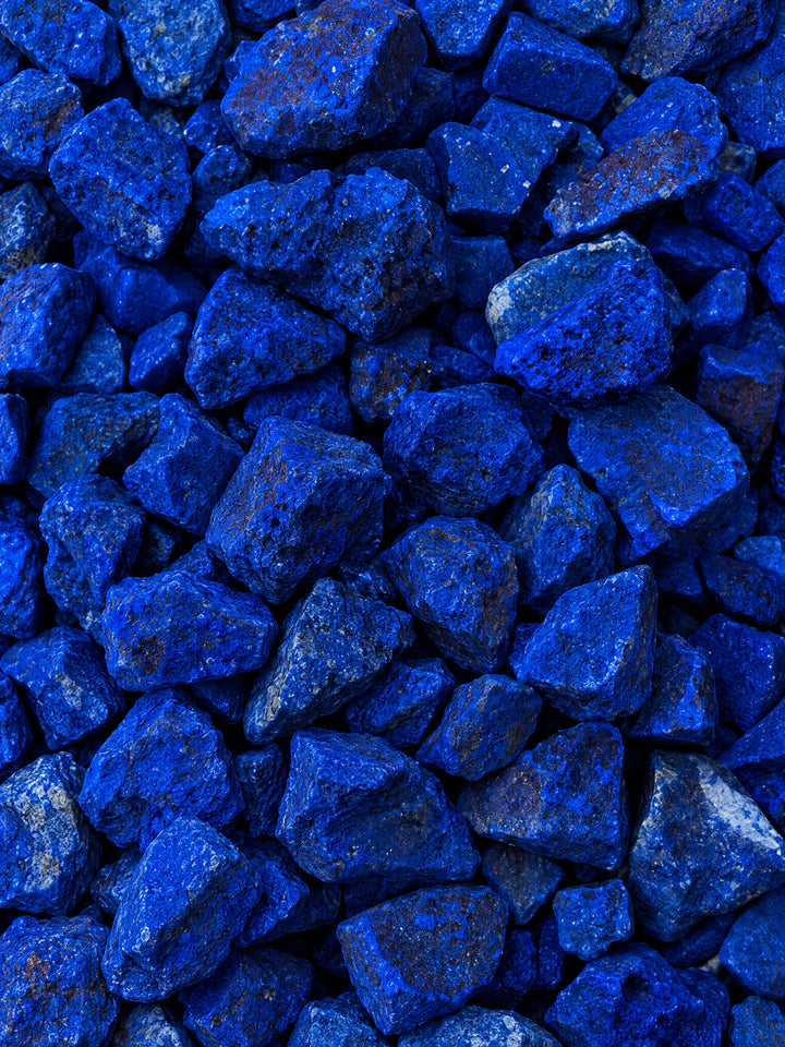 Raw Moroccan Nila indigo stones, the source of pure Nila powder