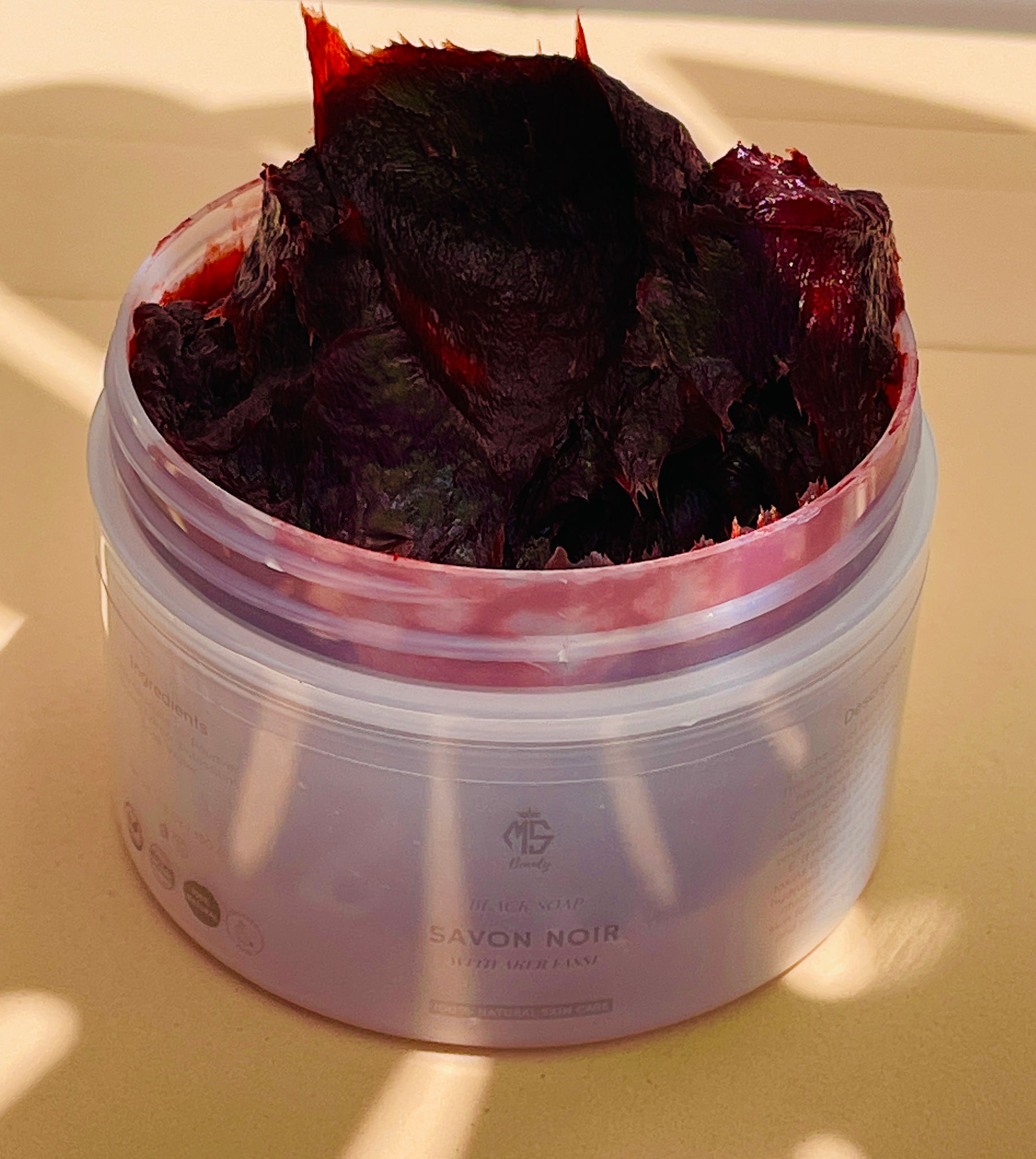 Moroccan Black Soap, Papaver Rhoeas Flower, deep cleanser, impurities, toxins, hydrated, exfoliated, smooth, refreshed, healthy, radiant