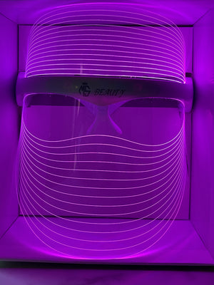 Light Therapy Face Mask with 7 LED Colors  - MoroccanSoulBeauty