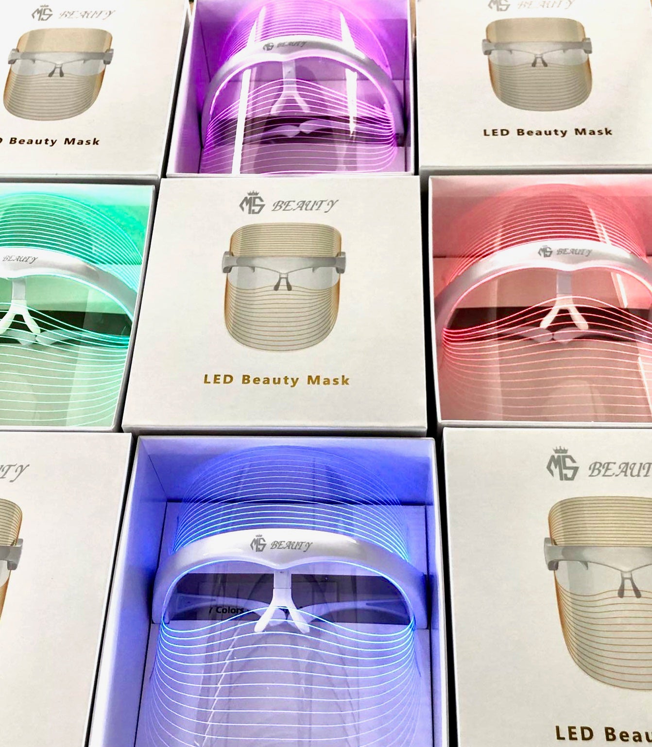 Light Therapy Face Mask with 7 LED Colors  - MoroccanSoulBeauty
